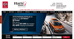 Desktop Screenshot of hartenissan.com
